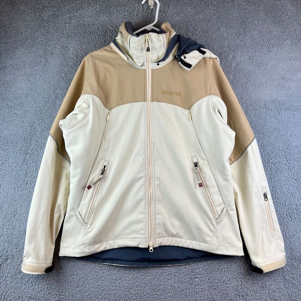 Marmot Fleece Lined Jacket Full Zip Windstopper Windbreaker Size Small Women